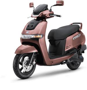 TVS iQube S 3.4 kWh Booking for Ex-Showroom Price (With Charger, Copper Bronze Glossy)
