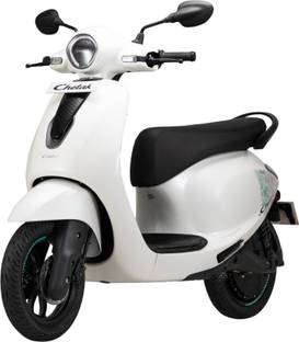 Chetak C2501 Booking for Ex-Showroom Price (with Portable Charger, Moon White)