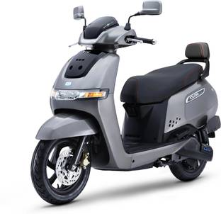 TVS iQube 3.5 kWh Booking for Ex-Showroom Price (With Charger, Titanium Grey)