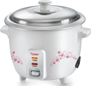 Prestige Delight PRWO 1.5 (1.5L OPEN TYPE) Electric Rice Cooker with Steaming Feature