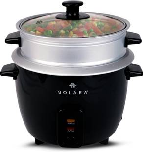 Solara One Touch Rice Cooker, 400W Automatic Electric Rice Cooker and Grain Cooker, Rice Cooker, Food Steamer