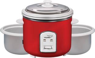 V-Guard VRC2.8(2CB) BIS CERTIFIED| Double layer outer body|5year heating element waranty Electric Rice Cooker
