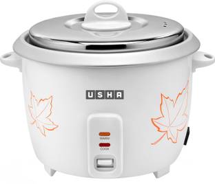 USHA RC18SS1 D Electric Rice Cooker with Steaming Feature