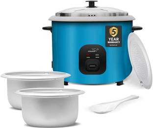 V-Guard VRC 2.8 C with 2 Pots Electric Rice Cooker with Steaming Feature