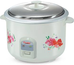 Prestige PRWO 2.8-2 Electric Rice Cooker with Steaming Feature