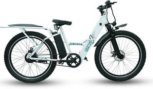SS Bikes CargoX Heavy Duty Electric Cycle | 65 KM Range | 36V/12.5AH Battery | 350W Motor 27.5 inches Single Speed Lithium-ion (Li-ion) Electric Cycle