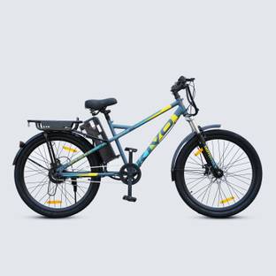 Motovolt Kivo Lite Normal Range Solid Gray Satin 26 inches Single Speed Lithium-ion (Li-ion) Electric Cycle