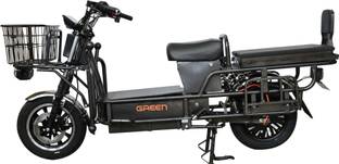 Green Loader Black 80KM Range 12 inches Single Speed Lithium-ion (Li-ion) Electric Cycle