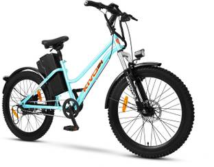 Motovolt Kivo Easy Lite Purple Range upto 75 Km in PAS Mode 26 inches Single Speed Lithium Iron Phosphate Electric Cycle