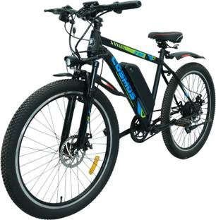 SS Bikes Cosmos 26 Inches Electric Cycle | 50 KM Range | 36V/10AH Battery | 250W Motor 26 inches Single Speed Lithium-ion (Li-ion) Electric Cycle
