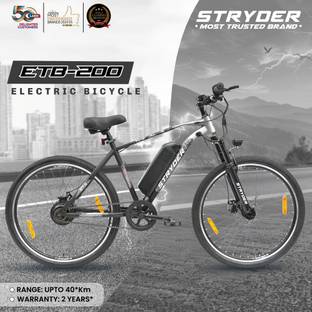 STRYDER ETB - 200 Electric Bicycle 27.5 inches Single Speed Lithium-ion (Li-ion) Electric Cycle