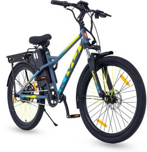 Motovolt Kivo Lite Normal Range Solid Gray Satin 26 inches Single Speed Lithium-ion (Li-ion) Electric Cycle