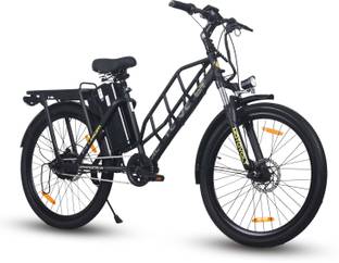Motovolt Hum Standard Long Range Black 26 inches Single Speed Lithium-ion (Li-ion) Electric Cycle