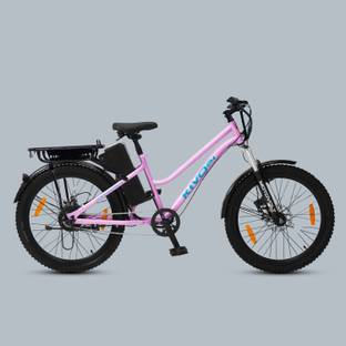 Motovolt Kivo 24 Lite Normal Range Lilac 24 inches Single Speed Lithium-ion (Li-ion) Electric Cycle