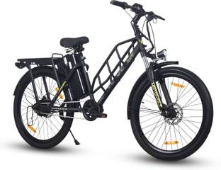 Motovolt Hum Standard Long Range Black 26 inches Single Speed Lithium-ion (Li-ion) Electric Cycle