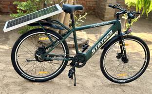 Bem SAVITRE SOLAR ELECTRIC BICYCLE ON TATA STRYDER ZEETA PLUS 85% Assembled 27.5 inches Single Speed Lithium-ion (Li-ion) Electric Cycle