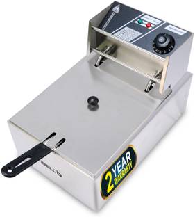 iBELL DF610M 6 Litre Stainless Steel 2500W Deep Fryer, Temperature control, High power 6 L Electric Deep Fryer
