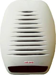 VOLtORb - Sparkal Model - MUSLIM RELIGIOUS Multi Tunes Mantra Musical Door Bell (5 Tunes) with Include L.E.D Indicator - Matt Finish - White Color - Plastic - 1 Piece Wired Door Chime