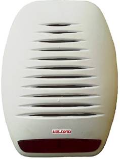 VOLtORb - Sparkal Model - Multi Tunes ENGLISH POLYPHONIC with "Please Open The Door" Musical Door Bell with L.E.D Indicator - Matt Finish - White Color - Plastic - 1 Piece Wired Door Chime
