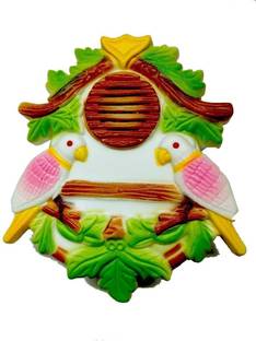 WiTE The Right Choice - White Double Parrot Bird Sound Bell - Wired Door Chime