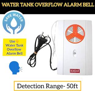 AIMERS Water Tank Overflow Alarm with Multi Voice- Hindi and English Language Wired Door Chime