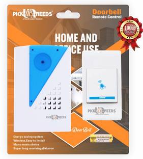 Pick Ur Needs Stylish Wireless Doorbell with 32 Melodies Wireless Door Chime