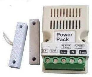 MME Air Curtain Door Sensor Limit Switch (plastic, white) Wired Door Chime