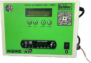 Beldoe Digital Bell Timer System with Bluetooth Support & Metal Speaker Wired Door Chime