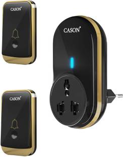 CASON 2 Remotes Wireless Door Bell for Home Long Range Calling Bell/Remote Bell Wireless Door Chime