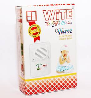 WiTE The Right Choice - Wave Model- Azaan Tune Electronic Door Bell (Muslim Religion) - Glossy Finish - Wired Door Chime