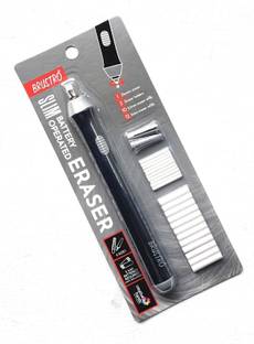 BRuSTRO Slim Battery Operated Automatic Eraser Cordless Electric Eraser