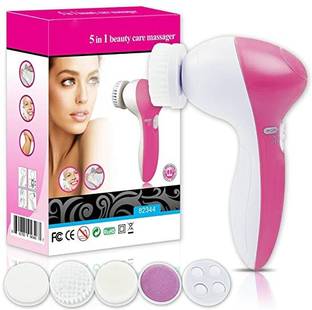 SKENTERPRISES 5 in 1 Beauty care massager Facial Cleanser System & Brush
