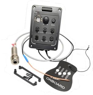 SPEHUB EQ Equalizer Accessories DIY Parts for Acoustic Guitar Guitar Pickup for 301 Electro-acoustic Guitar