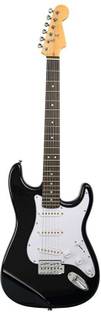 BLUEBERRY R-701-BLACK Beginner/Professional Full Size Rosewood Fretboard Maple Solid Body Electric Guitar