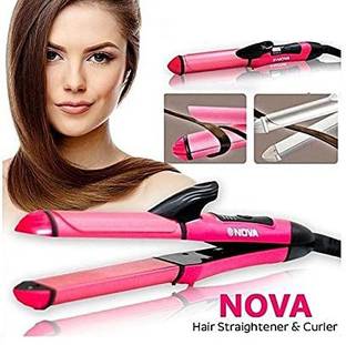 feelis 2 in 1 Hair Straightener And Curler Hair Straightening Machine Electric Hair Curler