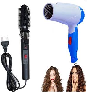 RAJOO Hair Curler 471 B & Hair Dryer 1000 W Combo Electric Hair Curler