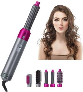 Shrusti 5in1 Hot Air Styler Hair Brush, Hair Curler , Hair Dryer , Hair Comb Hair Curler