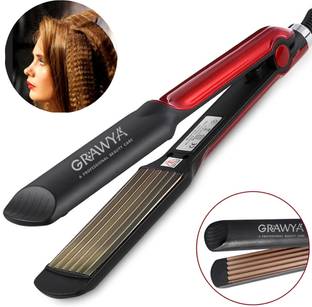 Grawya Hair Crimper With 4 X Protection Coating Electric Hair Crimp & Style Machine Electric Hair Styler