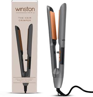 Winston Hair Crimper with Adjustable Temperature, Ceramic Coating, and Fast Heating Electric Hair Styler