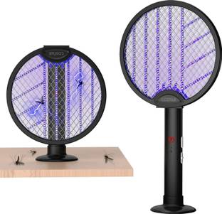 CostarMatter Foldable Mosquito Killer Bat Rechargeable with UV Light Lamp, 1200mAh battery Electric Insect Killer Indoor, Outdoor