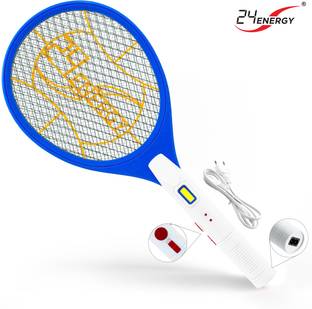 24 ENERGY Large Battery Mosquito Bat with Big head Racquet with Light and Charging Wire Electric Insect Killer Indoor, Outdoor