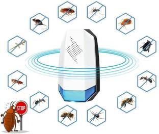 BM Tech Ultrasonic Electric Pest Machine Lizard, Rat,Cockroach,Mosquito Electric Insect Killer Indoor, Outdoor
