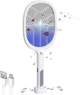 Wollz Kanopi Rechargeable Mosquito Racket with Night Lamp with UV light for protection Electric Insect Killer Indoor, Outdoor