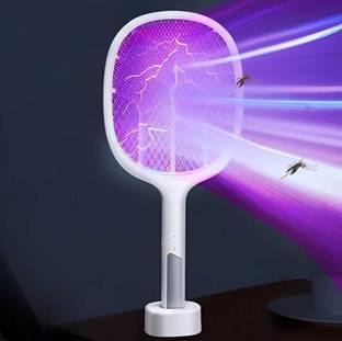 AERUN Pro+ Anti-Mosquito Racket - 4100V - 1200mAh Rechargeable Fly Swatter With 6 LED Electric Insect Killer Indoor, Outdoor