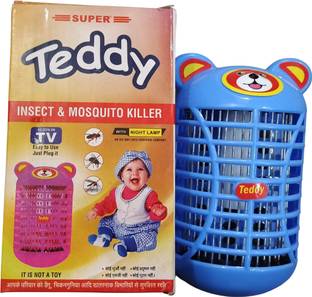 Supermax Polyester Adults Mini Teddy UV Light Trapper Killer Lamp USB Type Mosquito Killer Lamp Electric Mosquito Net