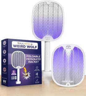 WEIRD WOLF Killato by Weird Wolf 2 in 1 UV Light Foldable Mosquito Racket Electric Insect Killer Indoor