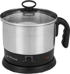 SHATAK SMEK-1.2 LTR. Multipurpose Kettle|Stainless Steel body & Automatic Shut-off Multi Cooker Electric Kettle