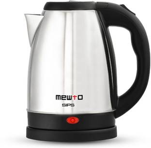 MEWTO Puret SS Cool touch 1500W, Power Indicator, Auto-Off, Electric Kettle