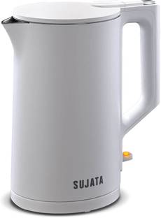 SUJATA EK01 1500W Premium Cool Touch Body | Stainless Steel Tank & Lid |Auto Cut-Off Electric Kettle