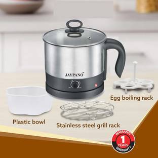 JAYPANO RAPID MULTI KETTLE BLACK (1.5 LTR) Multi Cooker Electric Kettle